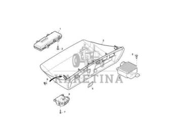 John Deere 9470RX - Maskownica R559563 (HVAC)