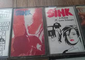 Kasety oryginalne SINK unikatowy zestaw 2 kasety rock punk awangarda QQRQ