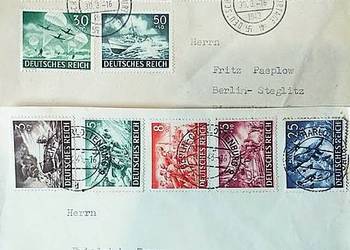 NIEMCY 1943 - WEHRMACHT - dwie koperty.Gratis wysyłka!