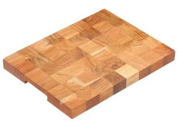 Deska do krojenia, 40x30x3,8 cm, lite drewno akacjowe（SKU:286571）