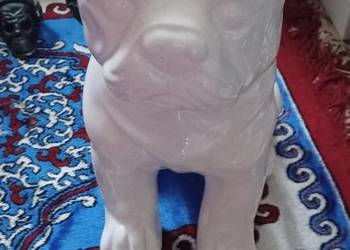 figura ceramiczna buldoga francuskiego wys z uszami 40 cm