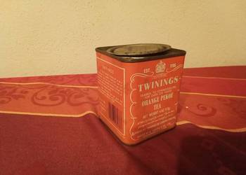 Pomarańczowa puszka twinings orange
