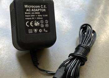 Zasilacz 9VAC 500mA AA-0950AB 13.8W wtyk DC 5.5/2.1mm