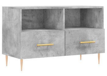 Szafka pod TV szarość betonu 80x36x50 cm WM-828960