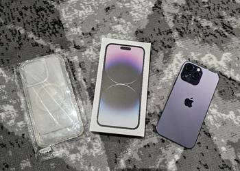 iPhone 14 Pro Max 512GB Deep Purple | Pełny Zestaw + Nowe Etui | Stan bdb