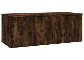 Szafka pod telewizor przydymiony dąb 80x34x30 cm WM-815498
