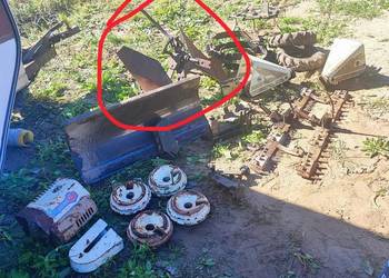 Pług obrotowy traktorek ogrodowy fortschritt e 930 e931.50