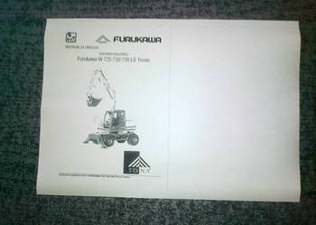 Instrukcja obsługi DTR koparki kołowej FURUKAWA W 730