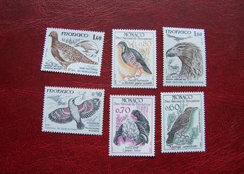 Monako 1982 MNH Mi. 1520/25 Fauna Ptaki  a
