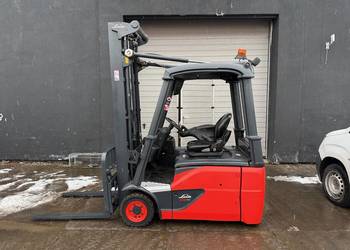 Wózek widłowy elektryczny LINDE E16 widlak triplex 386 E14 E18