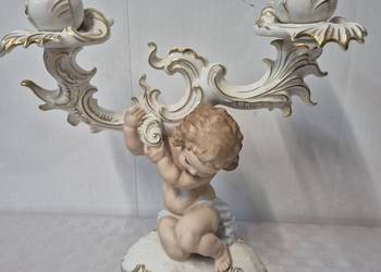 Porcelanowy świecznik