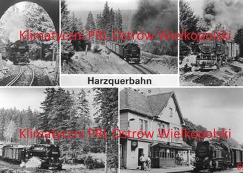 Pocztówka Post card Harzquerbahn Annen Hohne Niemcy