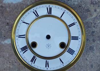 792 Tarcza starego zegara Junghans 14,5cm 56,5/32 tzw porcelanka