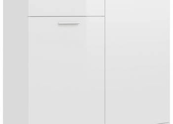 Szafka na wysoki połysk biała 80x36x75 cm WM-805776