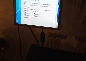 Monitory do wyświetlania tekstów dla zespołu