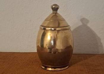 mosiężna papierośnica  vintage z przykrywką - Holandia