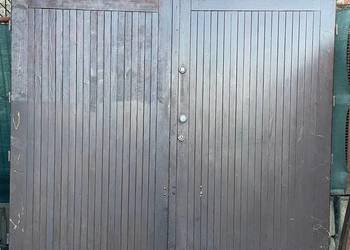 Brama wjazdowa brama garażowa brama drewniana dwuskrzydłowa 238x203cm