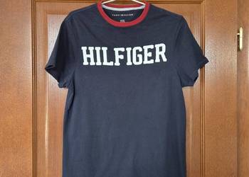 Grantowa bawełniana koszulka t-shirt Tommy Hilfiger rozmiar XS unisex