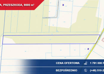 Produkcja, usługi, składy 9000m2 Przeszkoda, gm. Żabia Wola