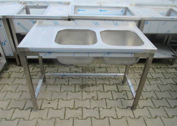 Zlew Gastronomiczny 2 Komorowy 120/60/85