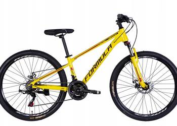 Rower MTB Formula MOTION DD rama 13 cali koło 26" żółty SHIMANO