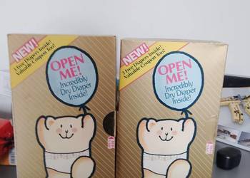 Kolekcjonerskie Unikaty Retro Ultra Pampers Plus 1987 Próbki Komplet