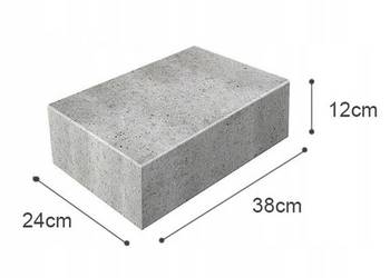 Bloczek fundamentowy B.15 12x24x38 cm dostępny od ręki !!