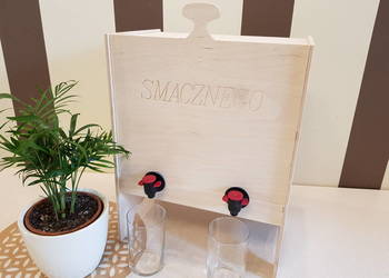 Podwójne pudełko/ opakowanie na sok tłoczony w wokru/ 2 x 5l/ bag in box