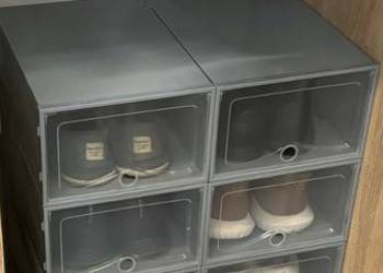 Pudełka na buty organizer do szafy garderoby stojak na buty organizer