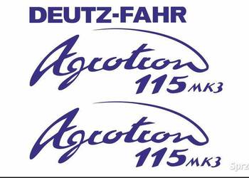 naklejki deutz agrotron 115 mk3 super mocne