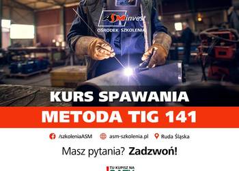 Kurs, szkolenie spawanie stali, aluminium metodą TIG 141