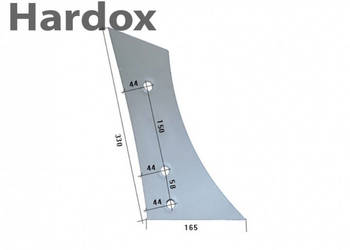 Pierś HARDOX 3450522/P SU1KR części do pługa LEMKEN