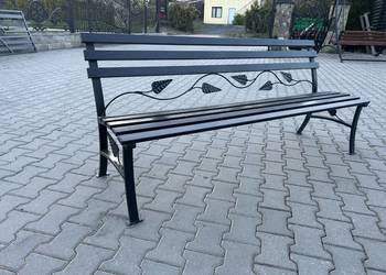 Metalowa Ławka ogrodowa