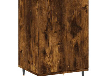 Komoda przydymiony dąb 40x35x70 cm materiał drewnopochodny WM-831046