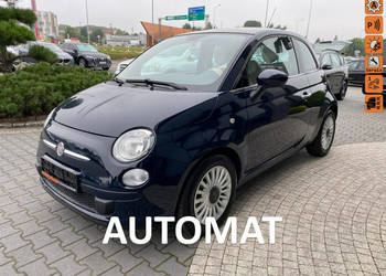 Fiat 500 klima, AUTOMAT, skóra, el. szyby + lusterka, multifunkcja, panora…