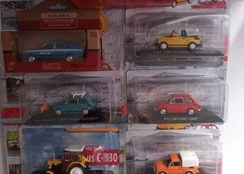 Hachette Fiat 126p Maluch,Niewiadów N126p, Fiat 125p, Ursus C-330, Polonez