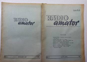 Czasopismo "Radioamator" - pierwsze 2 numery