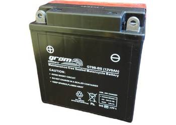 Akumulator motocyklowy GROM GT9B-B YT9B 12V 9Ah 120A L+