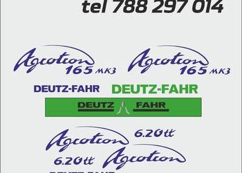 Naklejki Deutz Fahr super mocne zamienniki