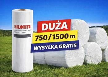 Folia na baloty sianokiszonkę DUŻA 750/1500 m WYSYŁKA GRATIS