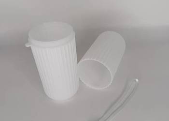 Etui na szczoteczkę do zębów – higieniczne, podróżne, z paskiem szare