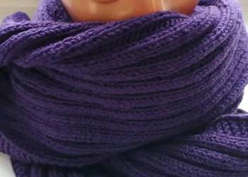 Szalik w kolorze śliwki