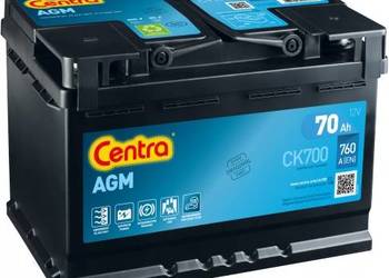 Akumulator Centra AGM CK700 70Ah 760A
