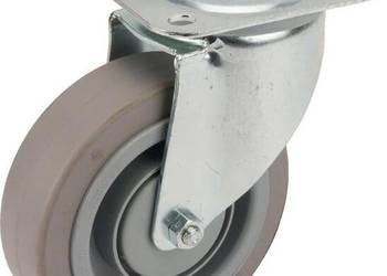 Koła skrętne z elastycznymi oponami gumowymi 3470UFP125P62
