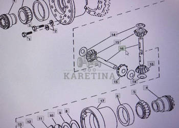 John Deere R83119/wał/John Deere 4555/4755/4955