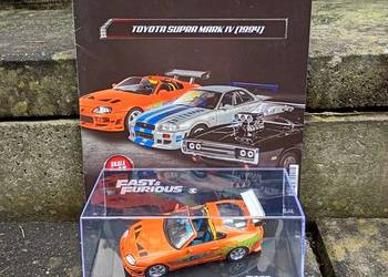 TOYOTA SUPRA MK IV MARK fast furious deagostini 1/43 szybcy i wściekli