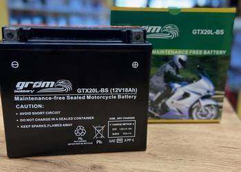 Akumulator motocyklowy GTX20L-BS YTX20L-BS 12V 18Ah 270 GROM
