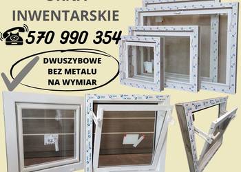 Okna gospodarcze okna PCV inwentarskie stajnie tuczarnie