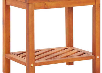 Stolik boczny z litego drewna akacjowego 45 x 33 x 45 cm WM-44067