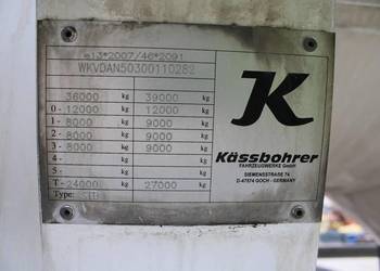 Naczepa silos Cementonaczepa Kassbochrer 35m do cementu